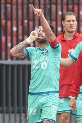 FC Zuerich - FC Lugano Torjubel Renato Steffen (FC Lugano) 11.04.2026 Stadion Letzigrund Zuerich, SCHWEIZ, Saison 2025 2026 Herren Fussball Super League FC Zuerich - FC Lugano Torjubel Renato Steffen (FC Lugano) *** FC Zuerich FC Lugano Goal celebration Renato Steffen FC Lugano 11 04 2026 Stadium Letzigrund Zuerich, SWITZERLAND, Season 2025 2026 Men Soccer Super League FC Zuerich FC Lugano Goal celebration Renato Steffen FC Lugano 