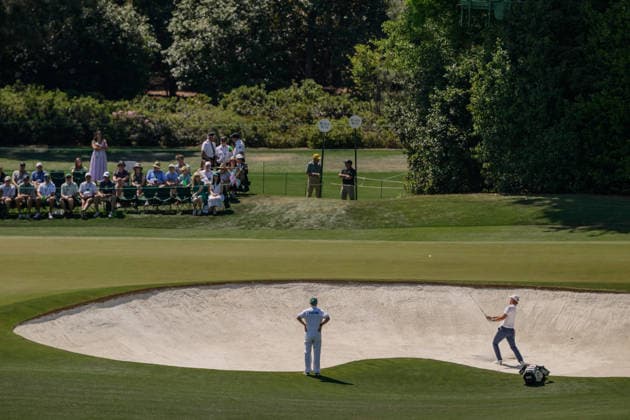 260411 Kristoffer Reitan of Norway during the third round of the 2026 Masters Golf Tournament on April 11, 2026 in Augusta Photo Petter Arvidson BILDBYRAN kod PA PA1195 golf masters bbeng the masters augusta norge norway  Copyright: PETTERxARVIDSON BB260411PA089