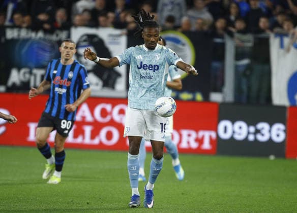 Juventus KhÃ phren Thuram during the Serie A soccer match between Atalanta and Juventus at the New Balance Arena di Bergamo, north west Italy - Sabato , 11 Aprile 2026. - Soccer .  Copyright: xAlbertoxMariani LaPressex