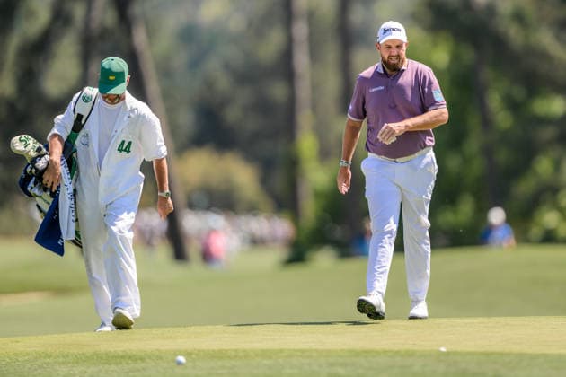 260411 Shane Lowry of Ireland during the third round of the 2026 Masters Golf Tournament on April 11, 2026 in Augusta Photo Petter Arvidson BILDBYRAN kod PA PA1195 golf masters bbeng the masters augusta  Copyright: PETTERxARVIDSON BB260411PA098