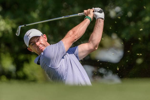 260411 Sam Burns of United States during the third round of the 2026 Masters Golf Tournament on April 11, 2026 in Augusta Photo Petter Arvidson BILDBYRAN kod PA PA1195 golf masters bbeng the masters augusta  Copyright: PETTERxARVIDSON BB260411PA119