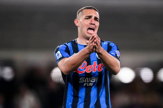 Atalanta BC v Juventus FC - Serie A Nikola Krstovic of Atalanta BC looks dejected during the Serie A football match between Atalanta BC and Juventus FC. Bergamo Italy Copyright: xNicolòxCampox