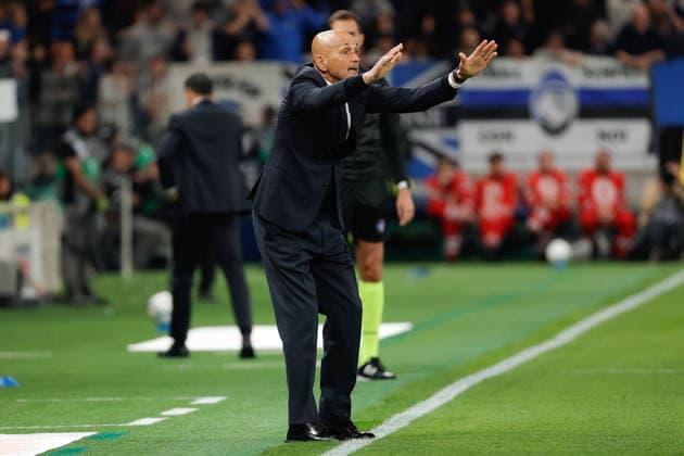 Foto IPP Emanuele Pennacchio Bergamo 11 04 2026 Campionato Calcio Serie A 2025-2026 Atalanta BC - Juventus FC Nella foto Luciano Spalletti head coach of FC Juventus italyphotopress world copyright Bergamo italy Italia ITALY  Copyright: xR4924_italyphotopressx