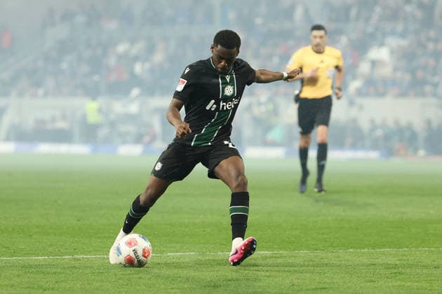 2026 04 11 xjfx 2 Bundesliga 29 Matchday SV Darmstadt 98 Hannover 96 v l , Noel Aseko Hannover 96 in aktion, in action, DFL DFB REGULATIONS PROHIBIT ANY USE OF PHOTOGRAPHS as IMAGE SEQUENCES and or QUASI VIDEO Copyright: JoaquimxFerreira