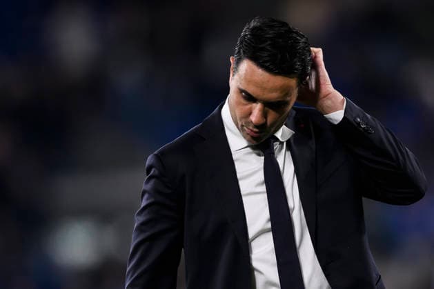 Atalanta BC v Juventus FC - Serie A Raffaele Palladino, head coach of Atalanta BC, looks dejected at the end of the Serie A football match between Atalanta BC and Juventus FC. Bergamo Italy Copyright: xNicolòxCampox