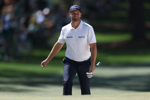 Golf 2026 Masters Tournament - Round 3 Wyndham Clark of the US walks up to the seventh green in Round 3 of the 2026 Masters tournament in August, Georgia, USA, 11 April 2026. Augusta United States  Copyright: xCHRISxTORRESx