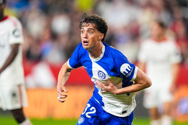 April 11, 2026, Sevilla, Sevilla, SPAIN: Bonar of Atlo tico de Madrid celebrates a goal during the Spanish league, LaLiga EA Sports, football match played between Sevilla FC and Atletico de Madrid at Ramon Sanchez-Pizjuan stadium on April 11, 2026, in Sevilla, Spain. Sevilla FC V Atletico De Madrid - LaLiga EA Sports  - ZUMAa181 20260411_zaa_a181_316 Copyright: xJoaquinxCorcherox