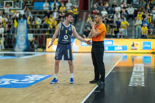 Jonas Mattisseck ALBA Berlin, 09 , Steve Bittner, GER, MHP RIESEN Ludwigsburg vs ALBA Berlin, Basketball Bundesliga, easycredit BBL, Matchday 29, Season 2025 2026, 11 04 2026, GER, MHP RIESEN Ludwigsburg vs ALBA Berlin, Basketball Bundesliga, easycredit BBL, Matchday 29, Season 2025 2026, 11 04 2026 Ludwigsburg Copyright: xEibner-Pressefoto SaschaxWaltherx EP_EER