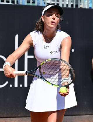 Dc Velletri 11 04 2026 - Billie Jean King Cup Italia-Giappone foto Domenico Cippitelli Image nella foto: Lucia Bronzetti 