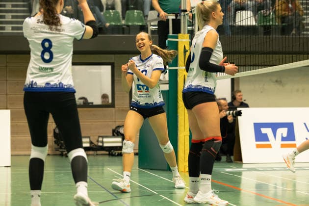 Volleyball I Women I Season 2025 2026 I 2 Bundesliga I VC Osnabrück SCU Emlichheim I 11 04 2026 Lotta Lorenz 12, VC Osnabrück Osnabrück Schlosswallhalle Lower Saxony Germany Copyright: xLobeca CedricxSiefkerx