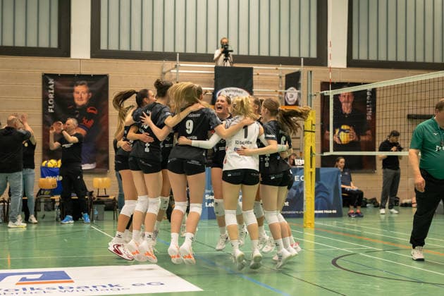 Volleyball I Women I Season 2025 2026 I 2 Bundesliga I VC Osnabrück SCU Emlichheim I 11 04 2026 Leonie Klassen 1, SCU Emlichheim Osnabrück Schlosswallhalle Lower Saxony Germany Copyright: xLobeca CedricxSiefkerx