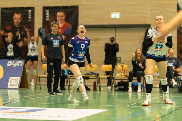 Volleyball I Women I Season 2025 2026 I 2 Bundesliga I VC Osnabrück SCU Emlichheim I 11 04 2026 Dina Dell 9, VC Osnabrück Osnabrück Schlosswallhalle Lower Saxony Germany Copyright: xLobeca CedricxSiefkerx
