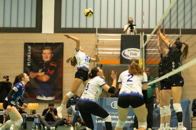 Volleyball I Women I Season 2025 2026 I 2 Bundesliga I VC Osnabrück SCU Emlichheim I 11 04 2026 Lotta Lorenz 12, VC Osnabrück Osnabrück Schlosswallhalle Lower Saxony Germany Copyright: xLobeca CedricxSiefkerx