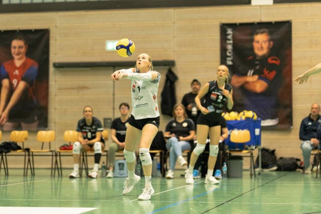 Volleyball I Women I Season 2025 2026 I 2 Bundesliga I VC Osnabrück SCU Emlichheim I 11 04 2026 Leonie Klassen 1, SCU Emlichheim Osnabrück Schlosswallhalle Lower Saxony Germany Copyright: xLobeca CedricxSiefkerx