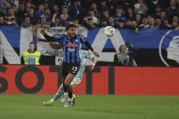CALCIO - Serie A - Atalanta BC vs Juventus FC Ederson Jose Dos Santos Lourenco da Silva Ederson of Atalanta BC play the ballv during Atalanta BC vs Juventus FC, 32Â° Serie A Enilive 2025-26 game at New Balance Arena in Bergamo (BG), Italy, on April 11, 2026. Bergamo Italy  Copyright: xIPAxSport ABACAx