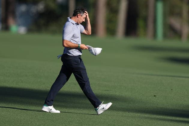 Golf 2026 Masters Tournament - Round 3 Rory McIlroy of Northern Ireland walks on the 13th fairway in Round 3 of the 2026 Masters tournament in Augusta, Georgia, USA, 11 April 2026. Augusta United States  Copyright: xCHRISxTORRESx