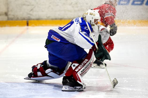 Israel v Kyrgyzstan - World Championship, WM, Weltmeisterschaft Division II National Ice hockey, Eishockey teams of Israel and Kyrgyzstan compete during a match in the World Championship Division II, Group B, organized by the International Ice Hockey Federation in Sofia, Bulgaria, on April 11, 2026. Sofia Bulgaria  Copyright: xHristoxVladevx originalFilename:vladev-notitle260411_npuGG.jpg