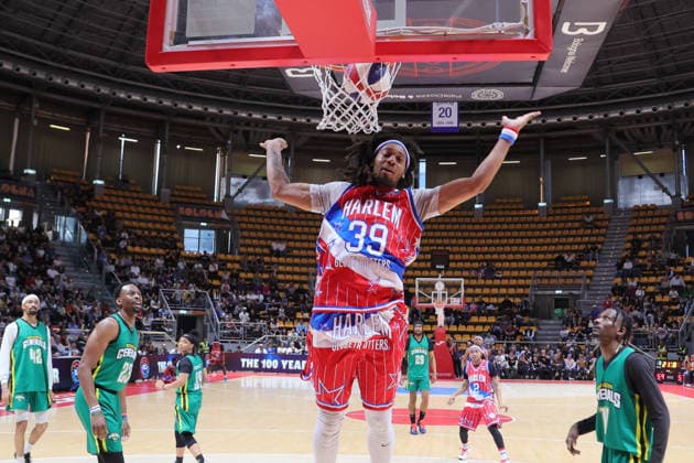 39 Bones Driscoll Harlem Globetrotters - Washington Generals 100Years World Tour Bologna 11-04-2026 during Harlem Globetrotters 100Years World Tour, Events in Bologna, Italy, April 11 2026  Copyright: xValentinoxOrsini IPAxSportx xipa-agency.netx xx IPA_73902078 IPA_Agency_IPA73902078