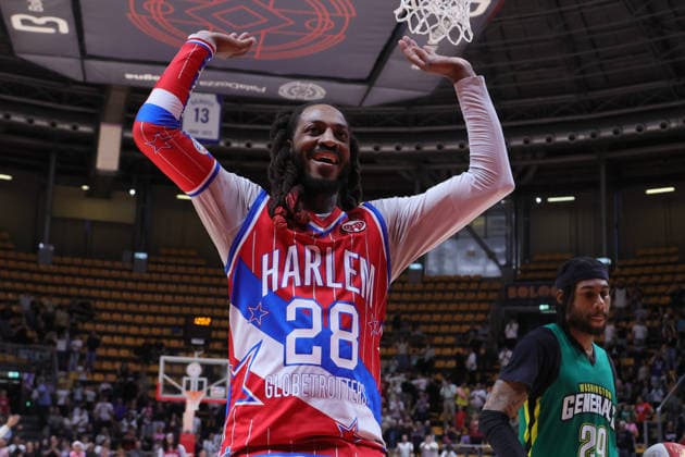 28 Jumpin Ballard Harlem Globetrotters - Washington Generals 100Years World Tour Bologna 11-04-2026 during Harlem Globetrotters 100Years World Tour, Events in Bologna, Italy, April 11 2026  Copyright: xValentinoxOrsini IPAxSportx xipa-agency.netx xx IPA_73902167 IPA_Agency_IPA73902167