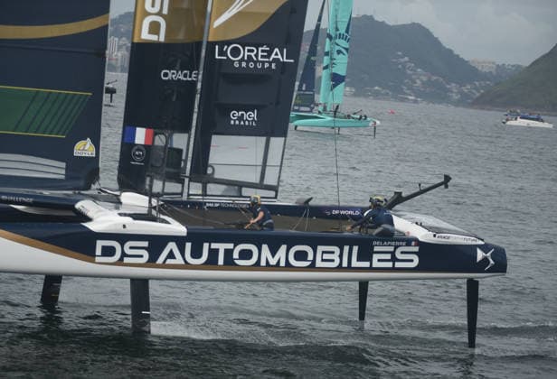 2026 ENEL Rio Sail Grand Prix RIO DE JANEIRO, BRAZIL - APRIL 11: Sweden, Australia, the United States, Spain, and Brazil, along with Germany, Italy, Denmark, and Australia, Canada, compete in the 2026 ENEL Rio Sail Grand Prix in Rio de Janeiro, Brazil on April 11, 2026. The Rio leg is the fourth of 13 stops on the 2026 SailGP, which is considered the Formula 1 of sailing and is holding its first event in South America. The series had two stops in Australia (Perth and Sydney) and one in New Zealand (Auckland) before arriving in Brazil. Fabio Teixeira Anadolu Rio de Janeiro Brazil. Editorial use only. Please get in touch for any other usage.  Copyright: x2026xAnadoluxFabioxTeixeirax