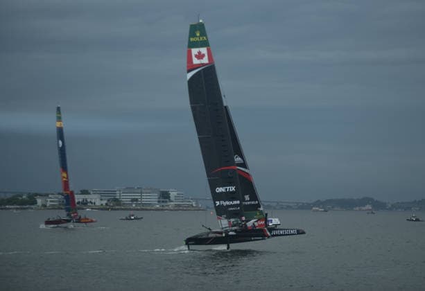 2026 ENEL Rio Sail Grand Prix RIO DE JANEIRO, BRAZIL - APRIL 11: Sweden, Australia, the United States, Spain, and Brazil, along with Germany, Italy, Denmark, and Australia, Canada, compete in the 2026 ENEL Rio Sail Grand Prix in Rio de Janeiro, Brazil on April 11, 2026. The Rio leg is the fourth of 13 stops on the 2026 SailGP, which is considered the Formula 1 of sailing and is holding its first event in South America. The series had two stops in Australia (Perth and Sydney) and one in New Zealand (Auckland) before arriving in Brazil. Fabio Teixeira Anadolu Rio de Janeiro Brazil. Editorial use only. Please get in touch for any other usage.  Copyright: x2026xAnadoluxFabioxTeixeirax
