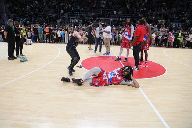 48 dazzle harlem Globetrotters - Washington Generals 100Years World Tour Bologna 11-04-2026 39 Bones Driscoll Harlem Globetrotters - Washington Generals 100Years World Tour Bologna 11-04-2026 during Harlem Globetrotters 100Years World Tour, Events in Bologna, Italy, April 11 2026  Copyright: xValentinoxOrsini IPAxSportx xipa-agency.netx xx IPA_73902187 IPA_Agency_IPA73902187