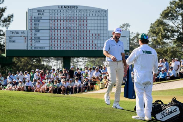 260411 Cameron Young of the United States during the third round of the 2026 Masters Golf Tournament on April 11, 2026 in Augusta Photo Petter Arvidson BILDBYRAN kod PA PA1195 golf masters bbeng the masters augusta  Copyright: PETTERxARVIDSON BB260411PA131