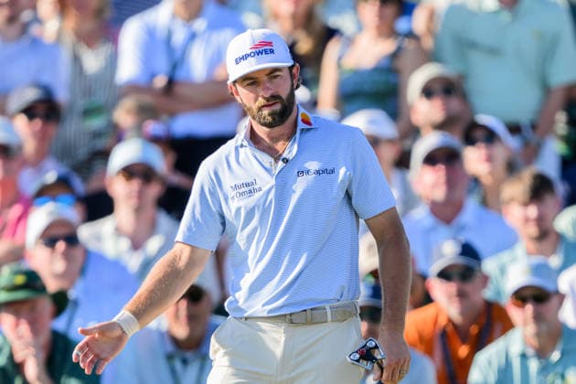 260411 Cameron Young of the United States during the third round of the 2026 Masters Golf Tournament on April 11, 2026 in Augusta Photo Petter Arvidson BILDBYRAN kod PA PA1195 golf masters bbeng the masters augusta  Copyright: PETTERxARVIDSON BB260411PA139