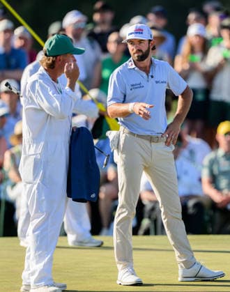260411 Cameron Young of the United States during the third round of the 2026 Masters Golf Tournament on April 11, 2026 in Augusta Photo Petter Arvidson BILDBYRAN kod PA PA1195 golf masters bbeng the masters augusta  Copyright: PETTERxARVIDSON BB260411PA140