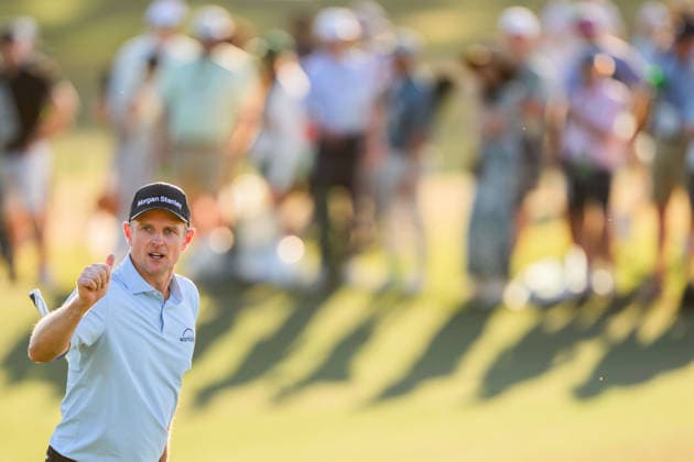 260411 Justin Rose of England during the third round of the 2026 Masters Golf Tournament on April 11, 2026 in Augusta Photo Petter Arvidson BILDBYRAN kod PA PA1195 golf masters bbeng the masters augusta jubel  Copyright: PETTERxARVIDSON BB260411PA155