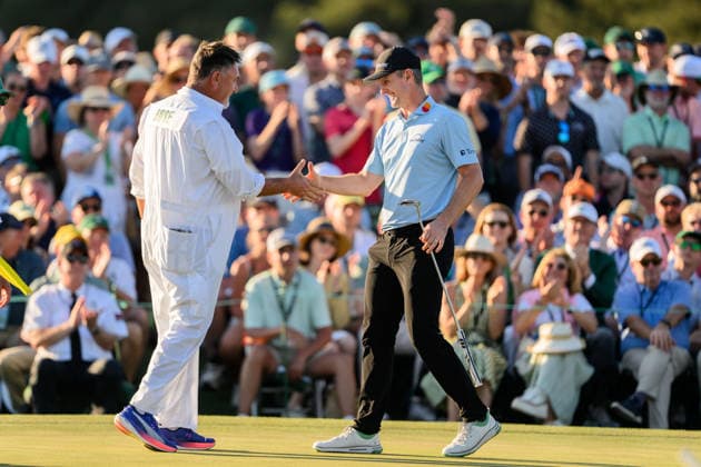 260411 Justin Rose of England during the third round of the 2026 Masters Golf Tournament on April 11, 2026 in Augusta Photo Petter Arvidson BILDBYRAN kod PA PA1195 golf masters bbeng the masters augusta jubel  Copyright: PETTERxARVIDSON BB260411PA164