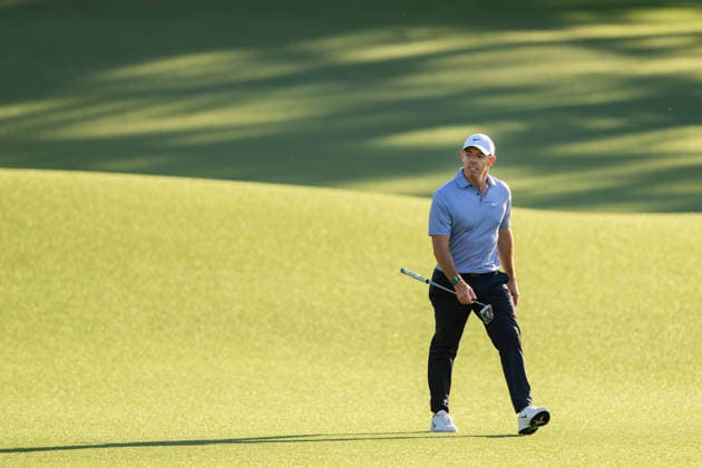 260411 Rory McIlroy of Northern Ireland during the third round of the 2026 Masters Golf Tournament on April 11, 2026 in Augusta Photo Petter Arvidson BILDBYRAN kod PA PA1195 golf masters bbeng the masters augusta  Copyright: PETTERxARVIDSON BB260411PA169