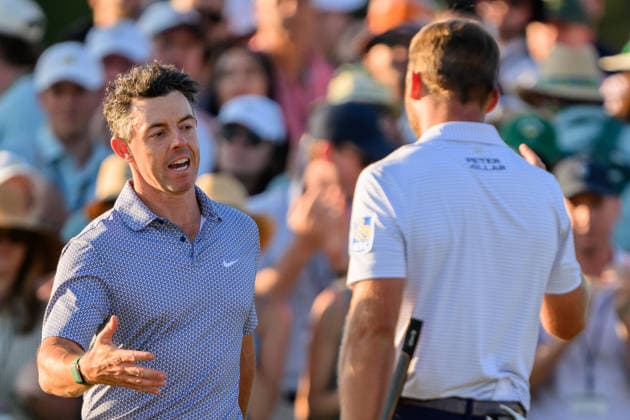 260411 Rory McIlroy of Northern Ireland during the third round of the 2026 Masters Golf Tournament on April 11, 2026 in Augusta Photo Petter Arvidson BILDBYRAN kod PA PA1195 golf masters bbeng the masters augusta  Copyright: PETTERxARVIDSON BB260411PA178