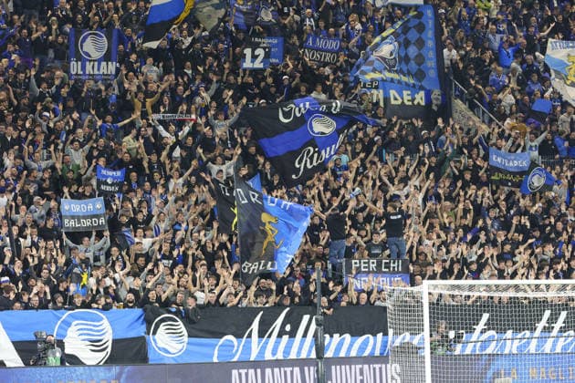 atalanta fans show their supportduring Atalanta BC vs Juventus FC, 32Â° Serie A Enilive 2025-26 game at New Balance Arena in Bergamo (BG), Italy, on April 11, 2026.  Copyright: xDavidexCasentini IPAxSportx xipa-agency.netx xx IPA_73902325 IPA_Agency_IPA73902325