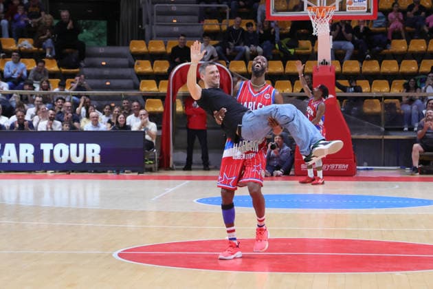 BASKET - Evento - Harlem Globetrotters 100Years World Tour 05 Bulldog Marck Harlem Globetrotters - Washington Generals 100Years World Tour Bologna 11-04-2026 during Harlem Globetrotters 100Years World Tour, Events in Bologna, Italy, April 11 2026 Bologna Italy  Copyright: xIPAxSport ABACAx