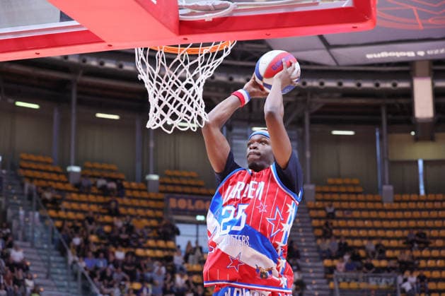 BASKET - Evento - Harlem Globetrotters 100Years World Tour 25 molle wallace harlem Globetrotters - Washington Generals 100Years World Tour Bologna 11-04-2026 during Harlem Globetrotters 100Years World Tour, Events in Bologna, Italy, April 11 2026 Bologna Italy  Copyright: xIPAxSport ABACAx