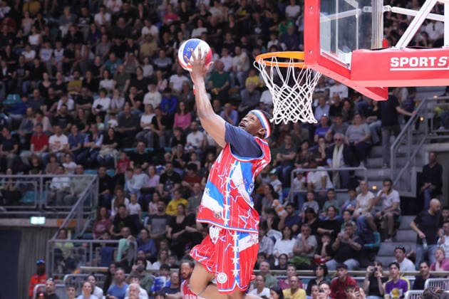 BASKET - Evento - Harlem Globetrotters 100Years World Tour 25 molle wallace harlem Globetrotters - Washington Generals 100Years World Tour Bologna 11-04-2026 during Harlem Globetrotters 100Years World Tour, Events in Bologna, Italy, April 11 2026 Bologna Italy  Copyright: xIPAxSport ABACAx
