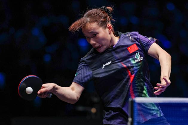 TAIYUAN, CHINA - APRIL 11: Shi Xunyao of China competes in the Women s Singles Semifinal match against Hitomi Sato of Japan on day 5 of WTT Contender Taiyuan 2026 at Taiyuan Binhe Sports Center on April 11, 2026 in Taiyuan, Shanxi Province of China.  Copyright: xVCGx 111634158082
