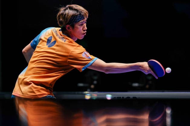 TAIYUAN, CHINA - APRIL 11: Maharu Yoshimura of Japan competes in the Men s Singles Semifinal match against Tomislav Pucar of Croatia on day 5 of WTT Contender Taiyuan 2026 at Taiyuan Binhe Sports Center on April 11, 2026 in Taiyuan, Shanxi Province of China.  Copyright: xVCGx 111634157902