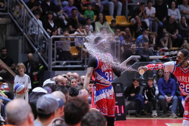 BASKET - Evento - Harlem Globetrotters 100Years World Tour 28 Jumpin Ballard Harlem Globetrotters - Washington Generals 100Years World Tour Bologna 11-04-2026 38 Splash Blount Harlem Globetrotters - Washington Generals 100Years World Tour Bologna 11-04-2026 during Harlem Globetrotters 100Years World Tour, Events in Bologna, Italy, April 11 2026 Bologna Italy  Copyright: xIPAxSport ABACAx