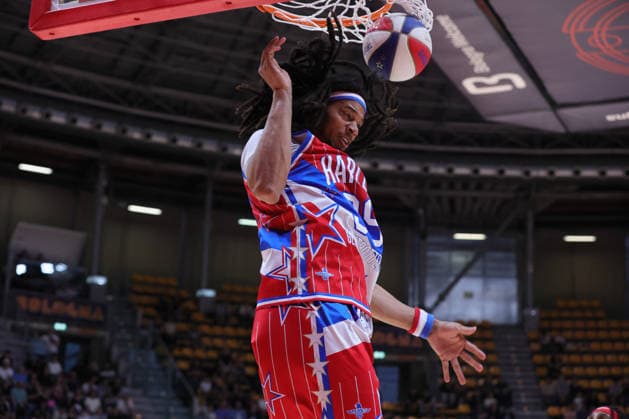 BASKET - Evento - Harlem Globetrotters 100Years World Tour 39 Bones Driscoll Harlem Globetrotters - Washington Generals 100Years World Tour Bologna 11-04-2026 during Harlem Globetrotters 100Years World Tour, Events in Bologna, Italy, April 11 2026 Bologna Italy  Copyright: xIPAxSport ABACAx