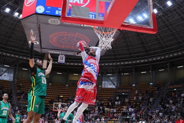 BASKET - Evento - Harlem Globetrotters 100Years World Tour 28 Jumpin Ballard Harlem Globetrotters - Washington Generals 100Years World Tour Bologna 11-04-2026 during Harlem Globetrotters 100Years World Tour, Events in Bologna, Italy, April 11 2026 Bologna Italy  Copyright: xIPAxSport ABACAx