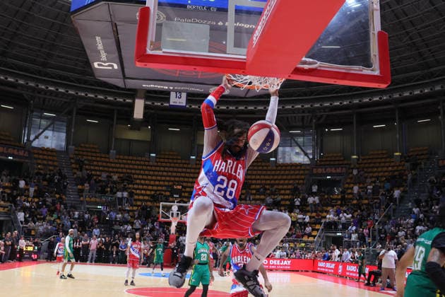 BASKET - Evento - Harlem Globetrotters 100Years World Tour 28 Jumpin Ballard Harlem Globetrotters - Washington Generals 100Years World Tour Bologna 11-04-2026 during Harlem Globetrotters 100Years World Tour, Events in Bologna, Italy, April 11 2026 Bologna Italy  Copyright: xIPAxSport ABACAx