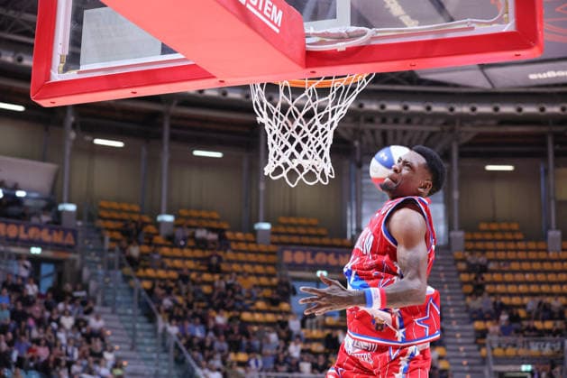 BASKET - Evento - Harlem Globetrotters 100Years World Tour 04 Shake Railey Harlem Globetrotters - Washington Generals 100Years World Tour Bologna 11-04-2026 during Harlem Globetrotters 100Years World Tour, Events in Bologna, Italy, April 11 2026 Bologna Italy  Copyright: xIPAxSport ABACAx