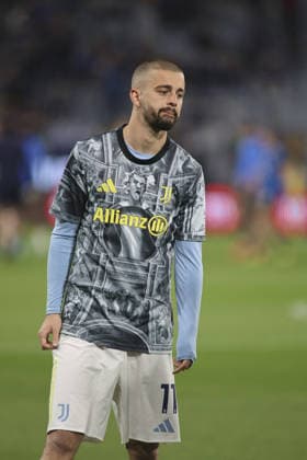 CALCIO - Serie A - Atalanta BC vs Juventus FC Edon Zhegrova of Juventus FC during warms up before Atalanta BC vs Juventus FC, 32Â° Serie A Enilive 2025-26 game at New Balance Arena in Bergamo (BG), Italy, on April 11, 2026. Bergamo Italy  Copyright: xIPAxSport ABACAx