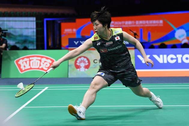 NINGBO, CHINA - APRIL 11: Akane Yamaguchi of Japan competes in the Women s Singles Semifinal match against Wang Zhiyi of China on day 5 of Badminton Asia Championships 2026 at Ningbo Olympic Sports Center on April 11, 2026 in Ningbo, Zhejiang Province of China.  Copyright: xVCGx 111634143397