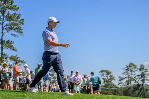 260411 Rory McIlroy of Northern Ireland during the third round of the 2026 Masters Golf Tournament on April 11, 2026 in Augusta Photo Petter Arvidson BILDBYRAN kod PA PA1195 golf masters bbeng the masters augusta  Copyright: PETTERxARVIDSON BB260411PA205