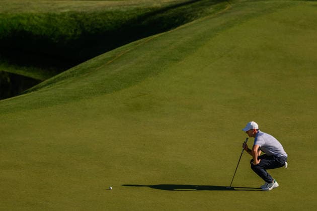 260411 Rory McIlroy of Northern Ireland during the third round of the 2026 Masters Golf Tournament on April 11, 2026 in Augusta Photo Petter Arvidson BILDBYRAN kod PA PA1195 golf masters bbeng the masters augusta  Copyright: PETTERxARVIDSON BB260411PA219