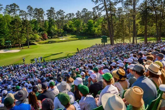 260411 Sam Burns of United States during the third round of the 2026 Masters Golf Tournament on April 11, 2026 in Augusta Photo Petter Arvidson BILDBYRAN kod PA PA1195 golf masters bbeng the masters augusta  Copyright: PETTERxARVIDSON BB260411PA245