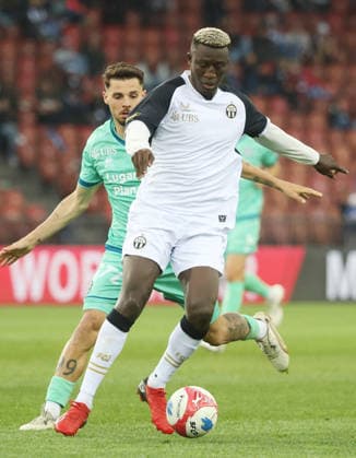 FC Zuerich - FC Lugano Philippe Keny (FC Zuerich) 11.04.2026 Stadion Letzigrund Zuerich, SCHWEIZ, Saison 2025 2026 Herren Fussball Super League FC Zuerich - FC Lugano Philippe Keny (FC Zuerich) *** FC Zuerich FC Lugano Philippe Keny FC Zuerich 11 04 2026 Stadium Letzigrund Zuerich, SWITZERLAND, Season 2025 2026 Mens Soccer Super League FC Zuerich FC Lugano Philippe Keny FC Zuerich 